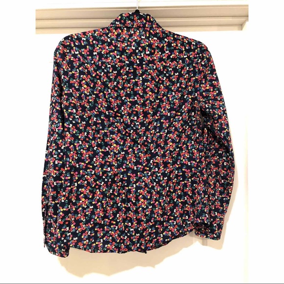 Gap Factory Floral Long-sleeve Button Down - Picture 2 of 6